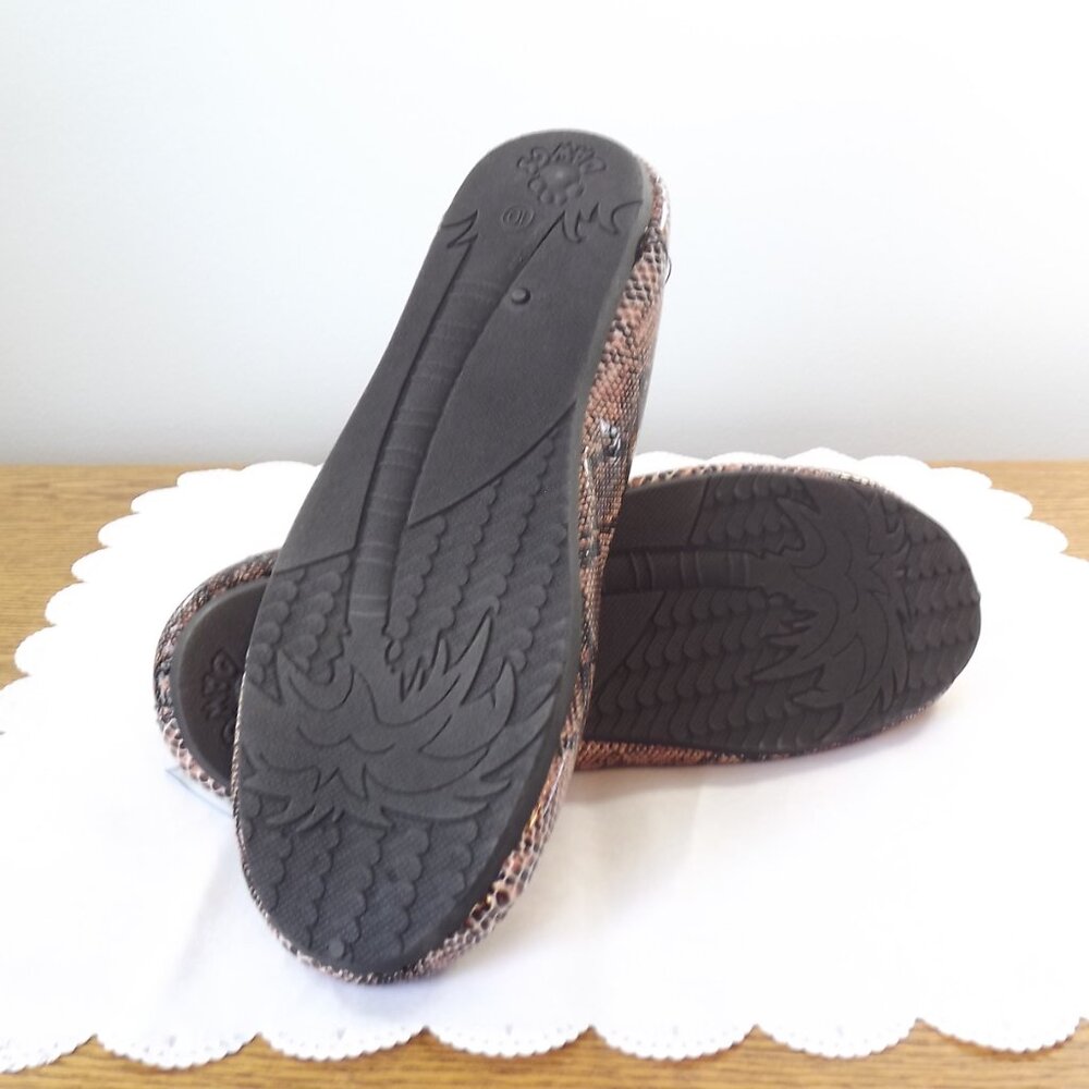 Women's Dawgs Snake Print Kaymann Ballet Flats - Picture 7 of 9